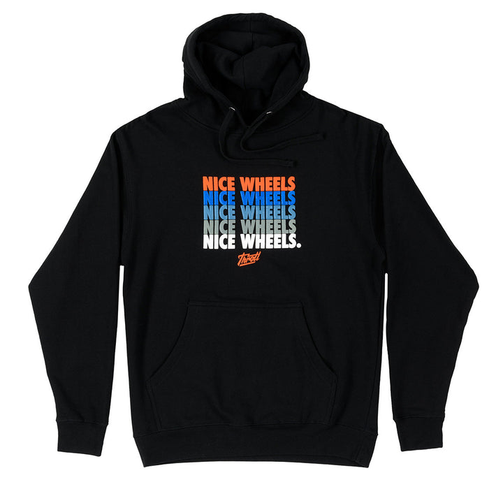 Pullover hoodie - throtl NICE WHEELS